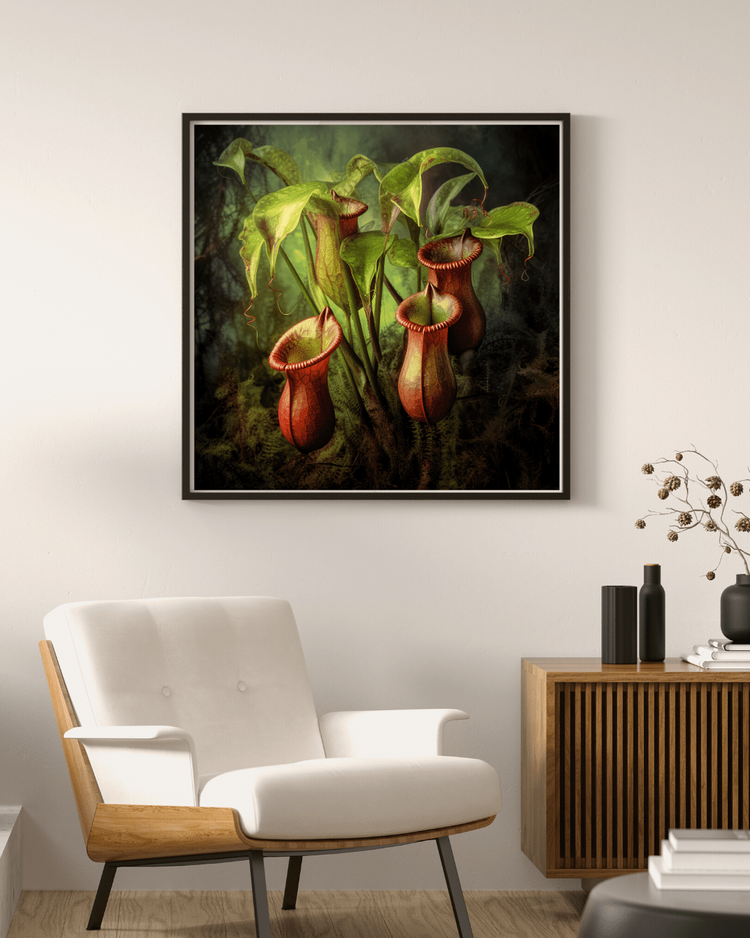 Aesthetic-Mid-Century-Modern-Living-Room-Photography-Wall-Art-Frame-Mockup-Instagram-Post-Portrait-2.png