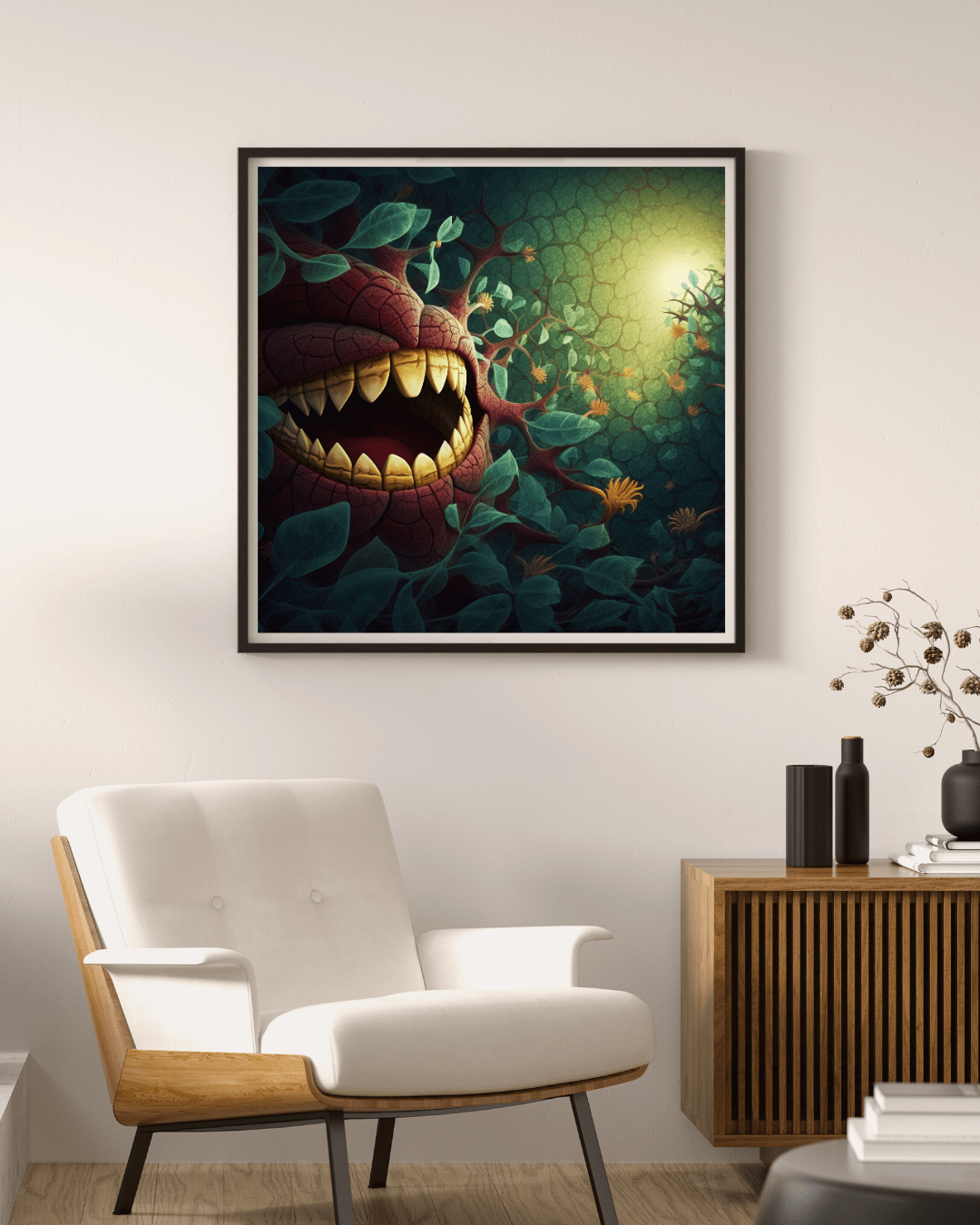 Aesthetic-Mid-Century-Modern-Living-Room-Photography-Wall-Art-Frame-Mockup-Instagram-Post-Portrait.png